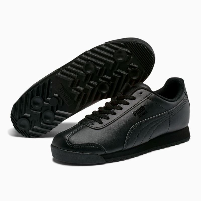 Puma | Girls Roma Basic Sneakers Big Kids - black-black