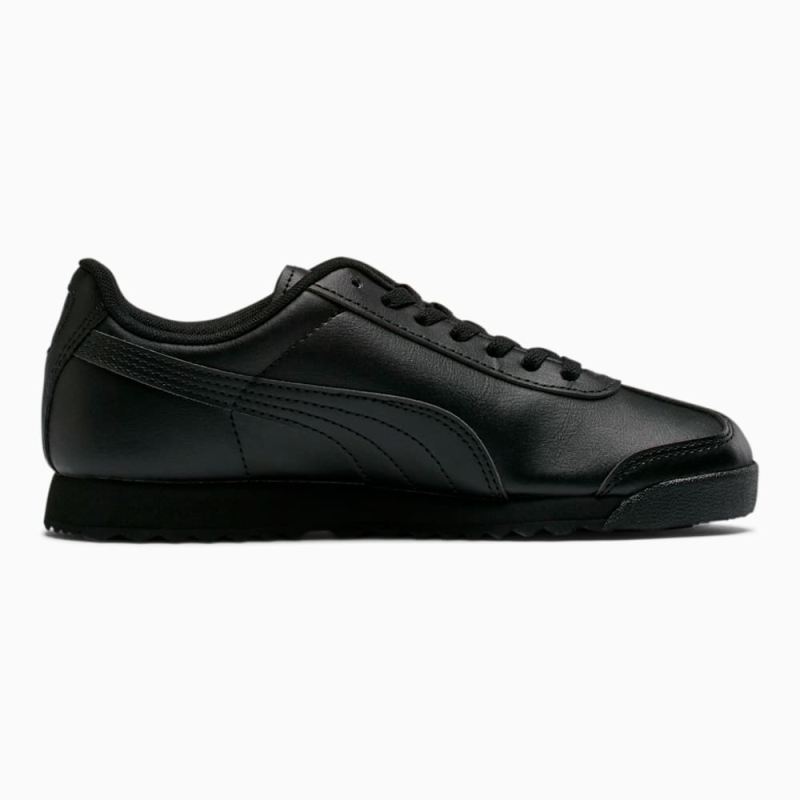 Puma | Girls Roma Basic Sneakers Big Kids - black-black