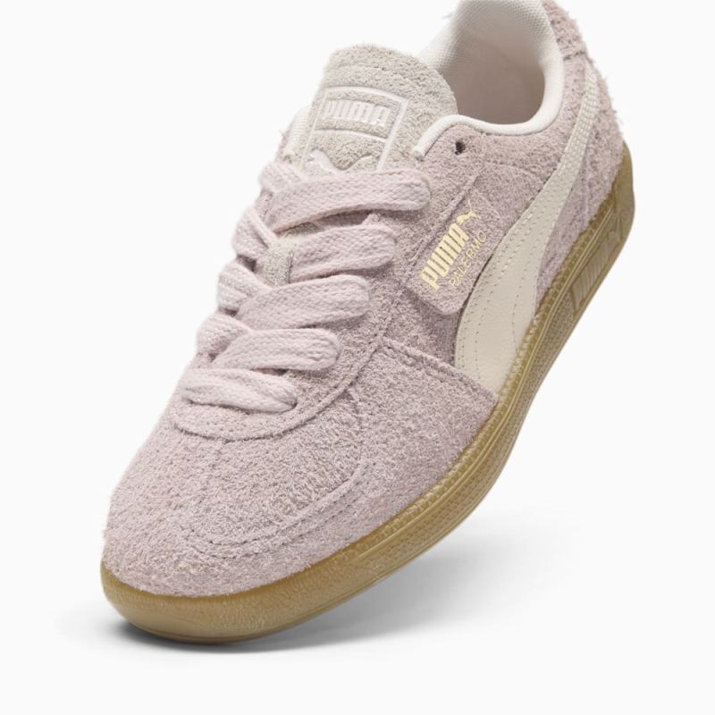 Puma | Women's Palermo Hairy Sneakers - Rose Quartz-Rosebay