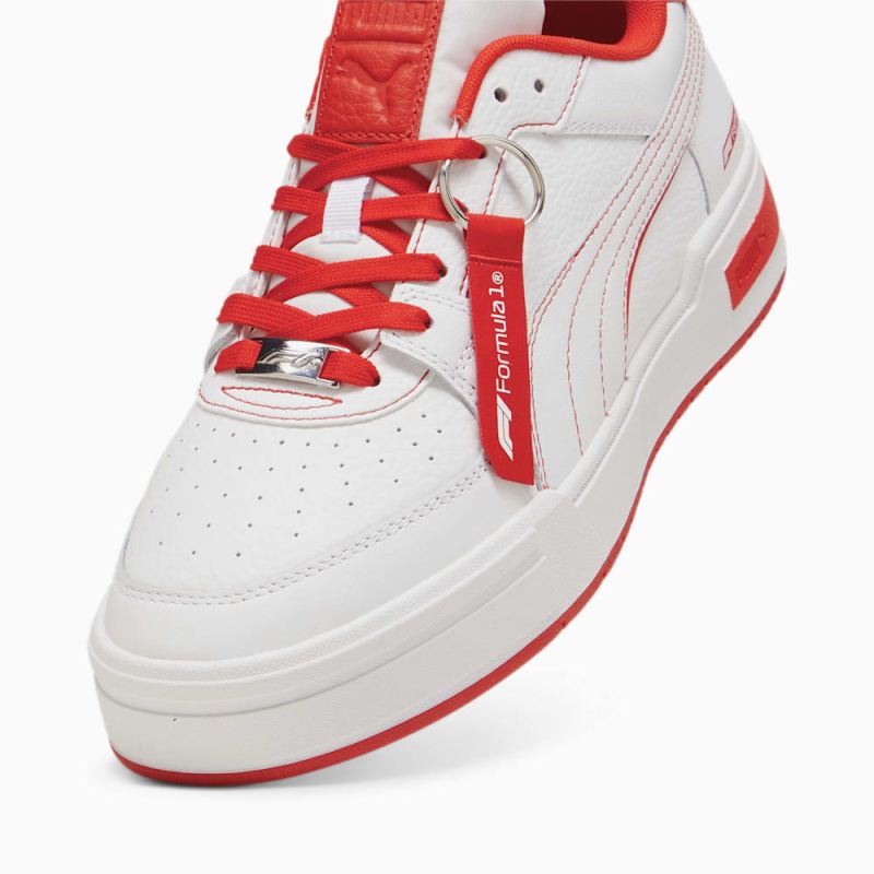 Puma | Men's x F1 CA Pro Sneakers - White-Pop Red