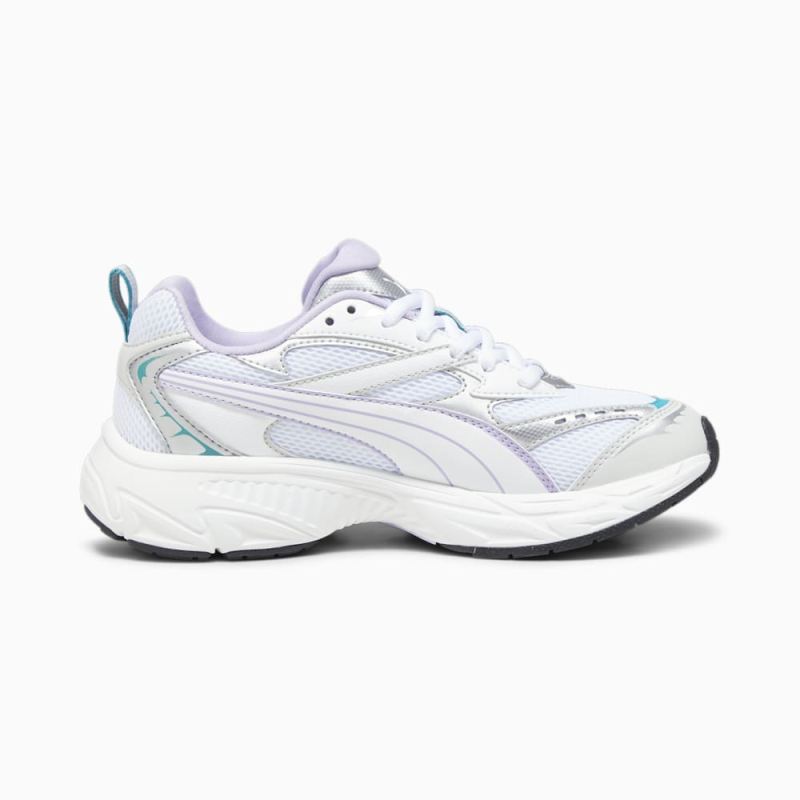 Puma | Men's Morphic Sneakers - White-Vivid Violet