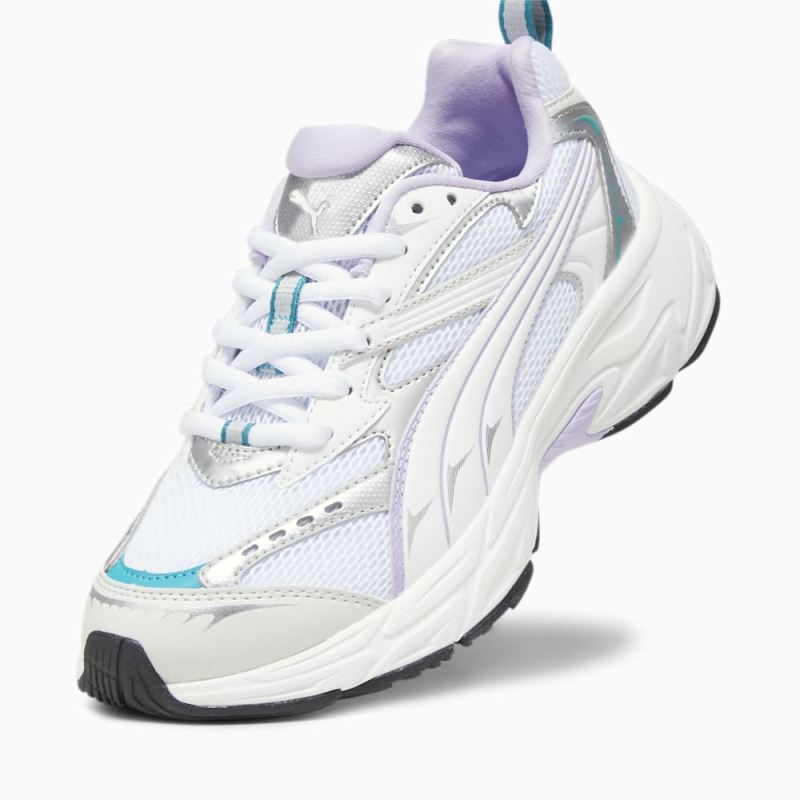 Puma | Men's Morphic Sneakers - White-Vivid Violet